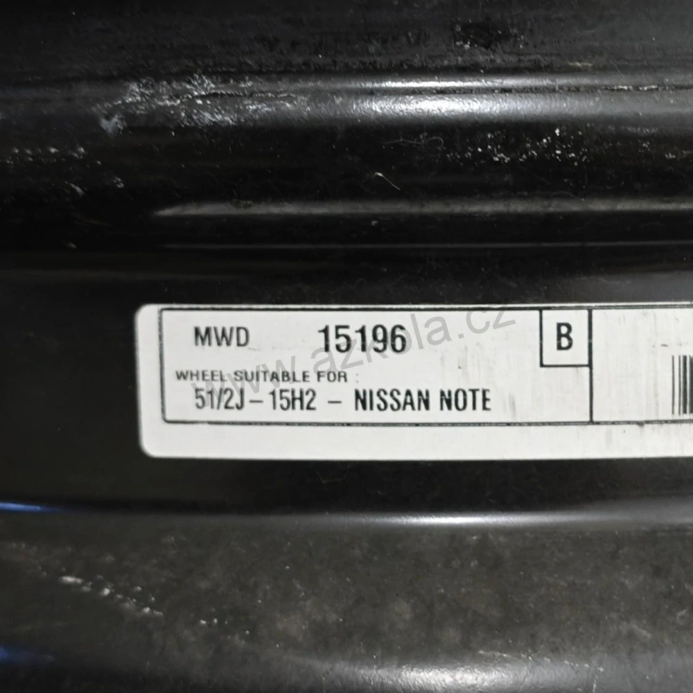 Disky Nissan Note 5.5Jx15 ET45 4x100x60 T2