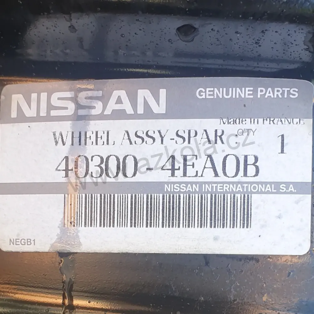  Disky Nissan, Renault 6.5Jx16 ET40 5x114x66 T3