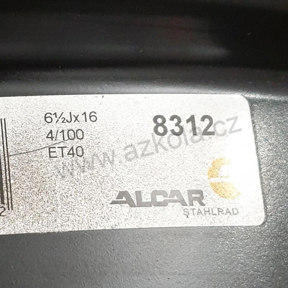 Disky Renault 6.5Jx16 ET40 4x100x60 T1