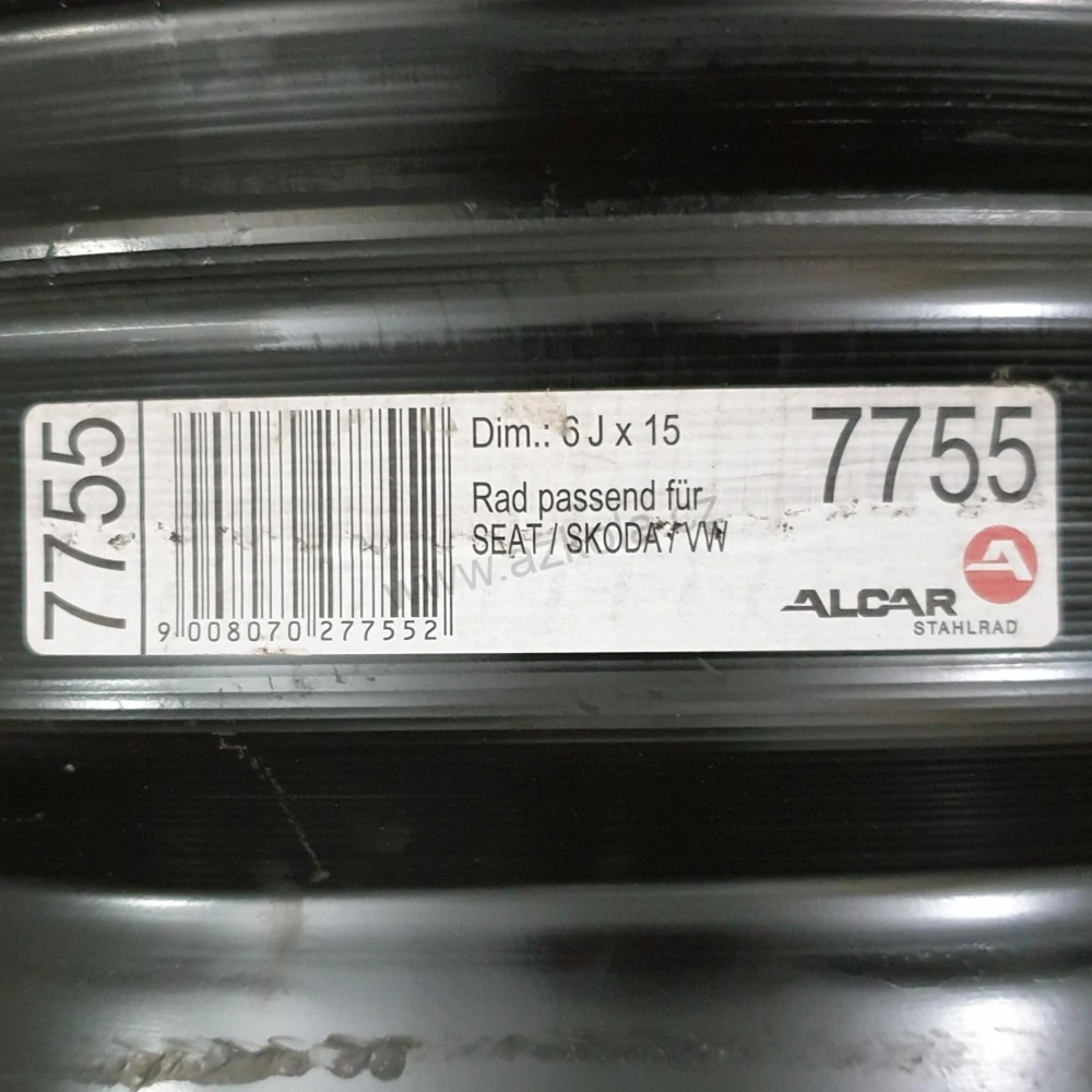 Disky Škoda, Volkswagen, Seat 6Jx15 ET43 5x112x57 T2