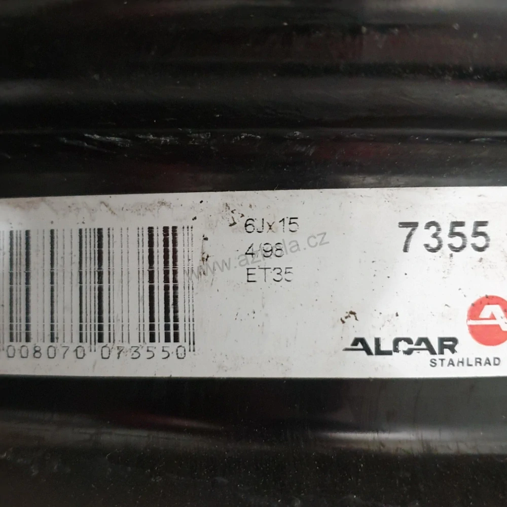 Disky Fiat Panda 6Jx15 ET35 4x100x58 T1