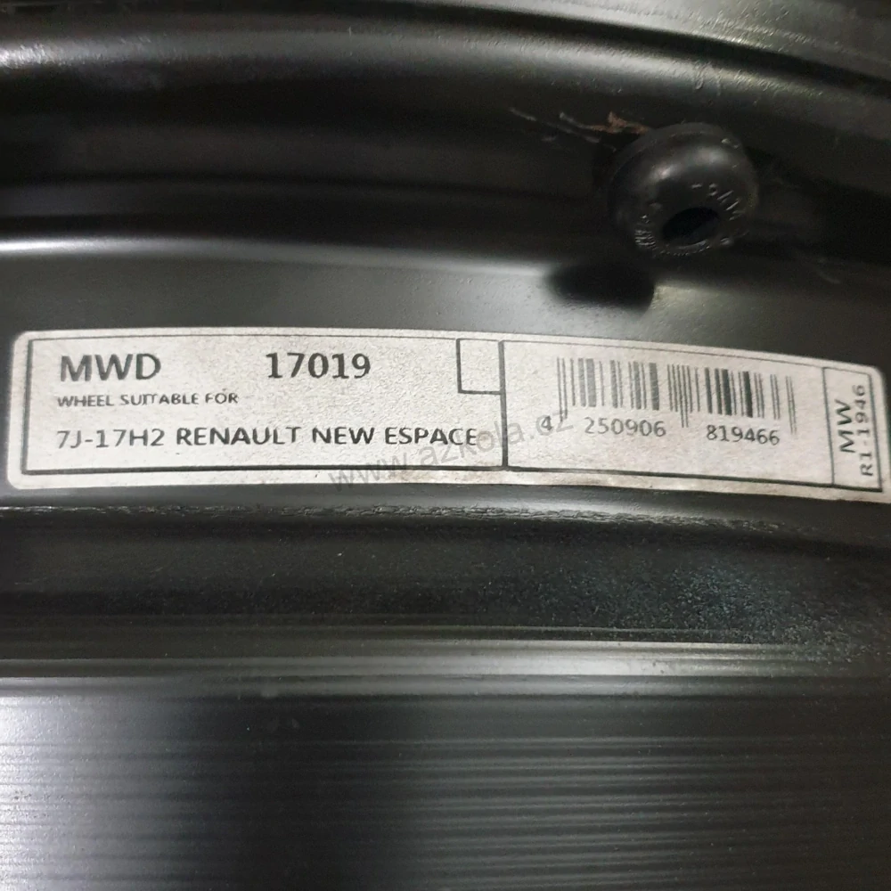 Disky Renault, Nissan 7Jx17 ET37 5x114x66 T8