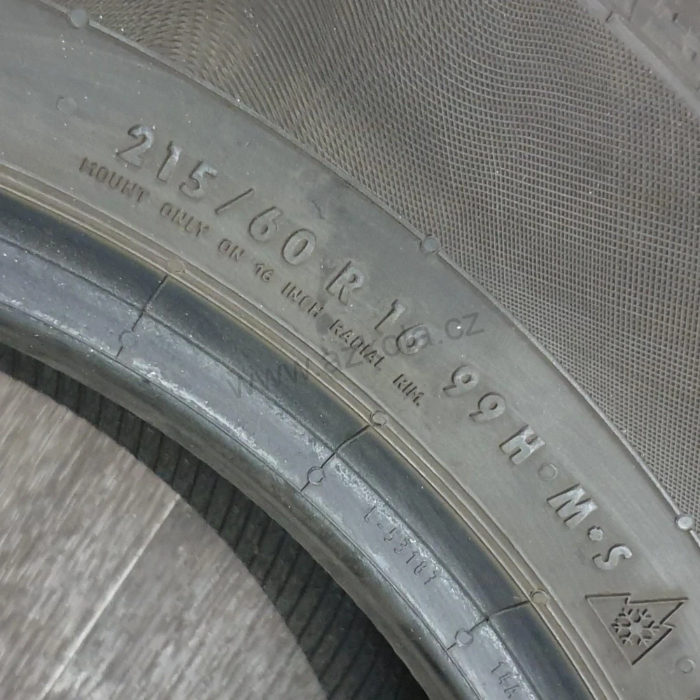 Zimní pneumatiky Continental 215/60 R16 č. AP458