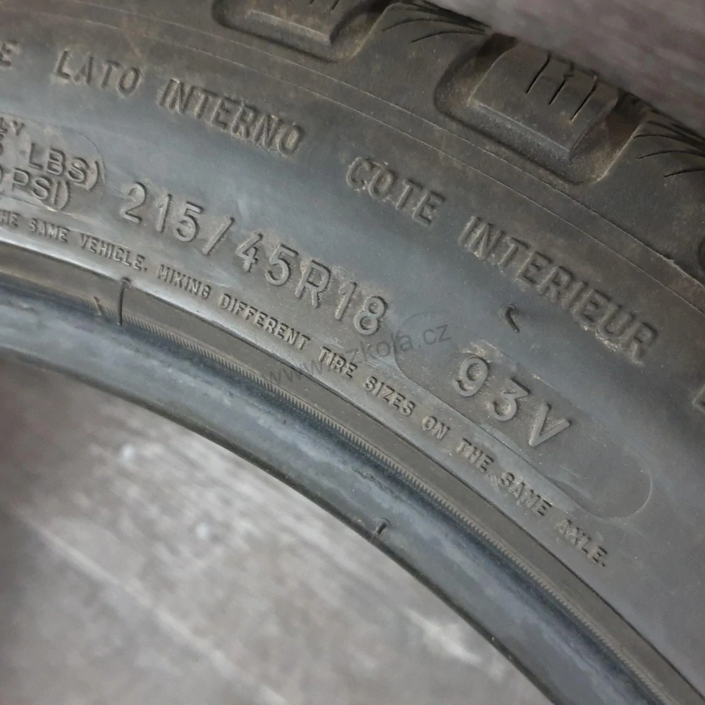 Zimní pneumatiky 215/45 R18 Michelin č. AP472