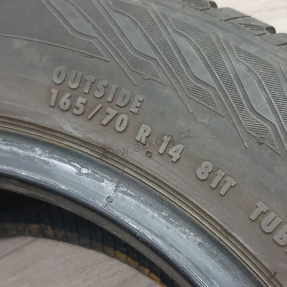 Letní pneumatiky 165/70 R14 Continental č. AP609
