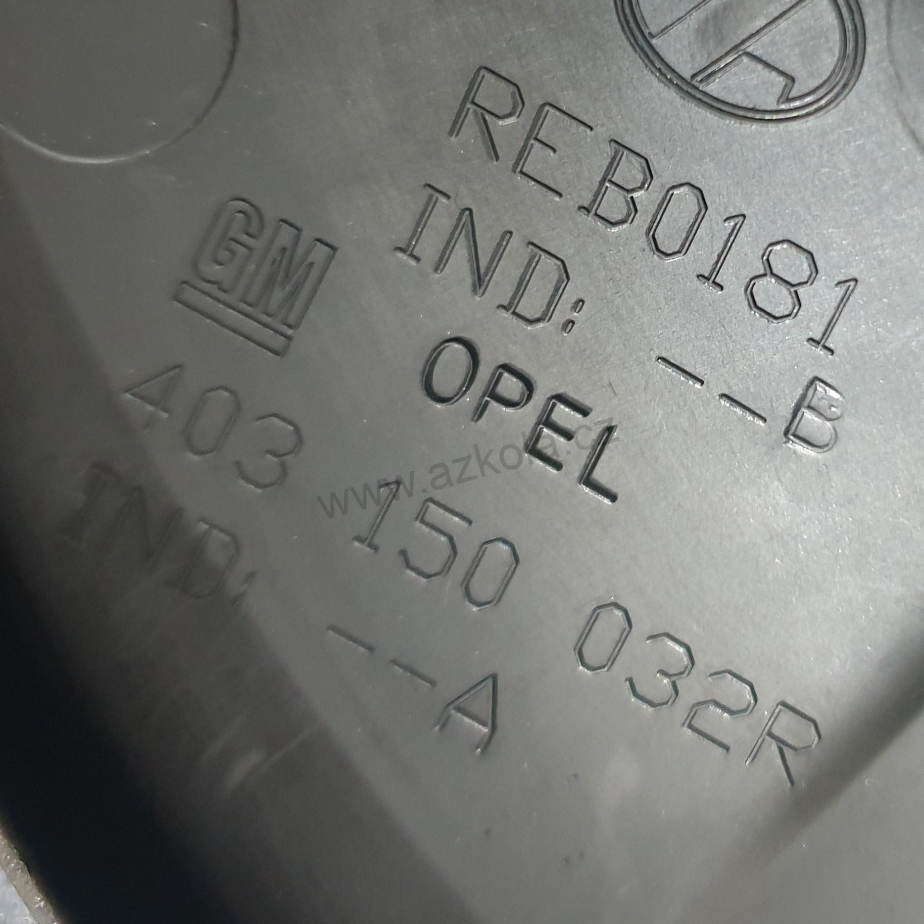 Originální středové poklice Opel Movano (použité)