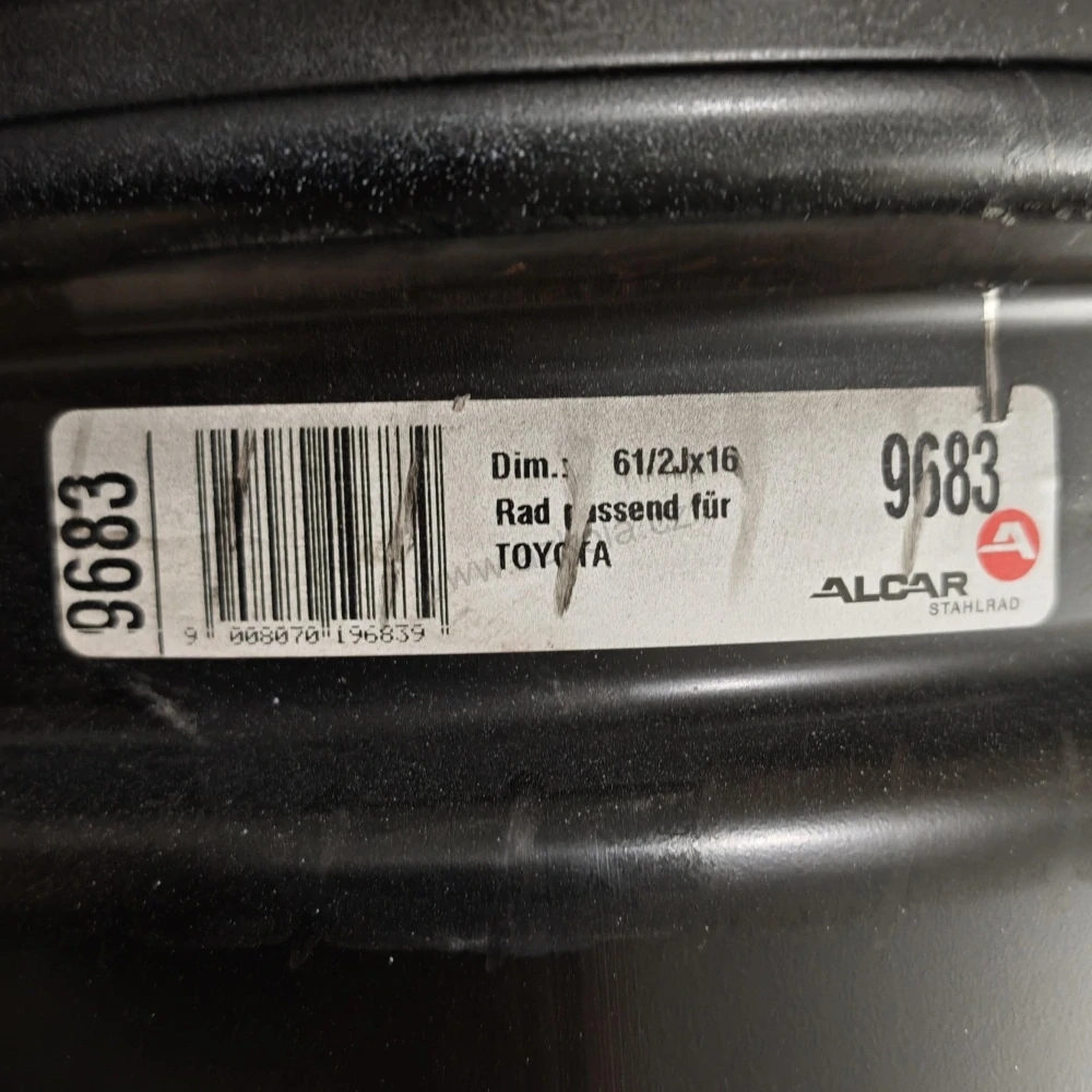 Disky Toyota 6.5Jx16 ET45 5x114x60 T9