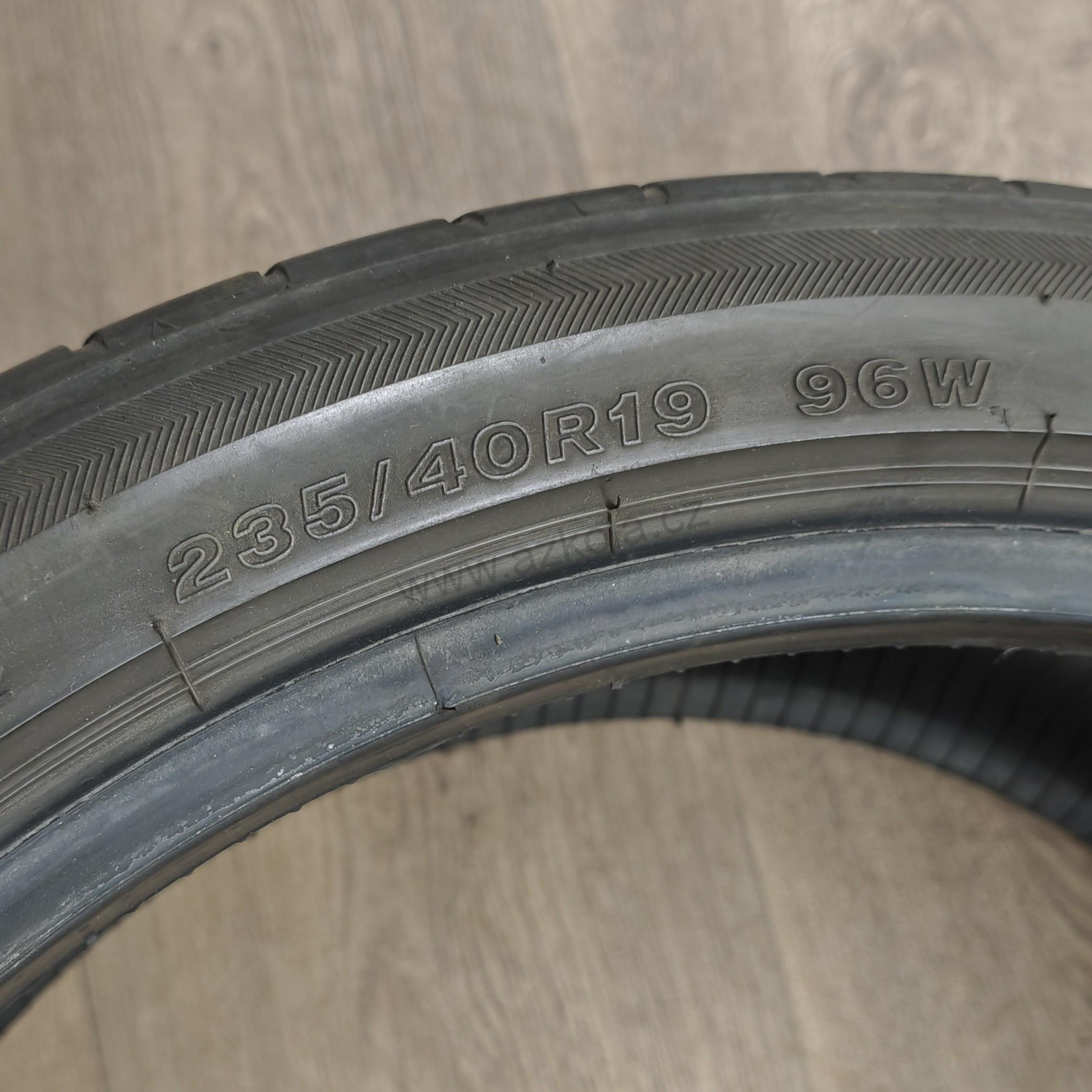 Letní pneumatiky 235/40 R19 Bridgestone č. AP935