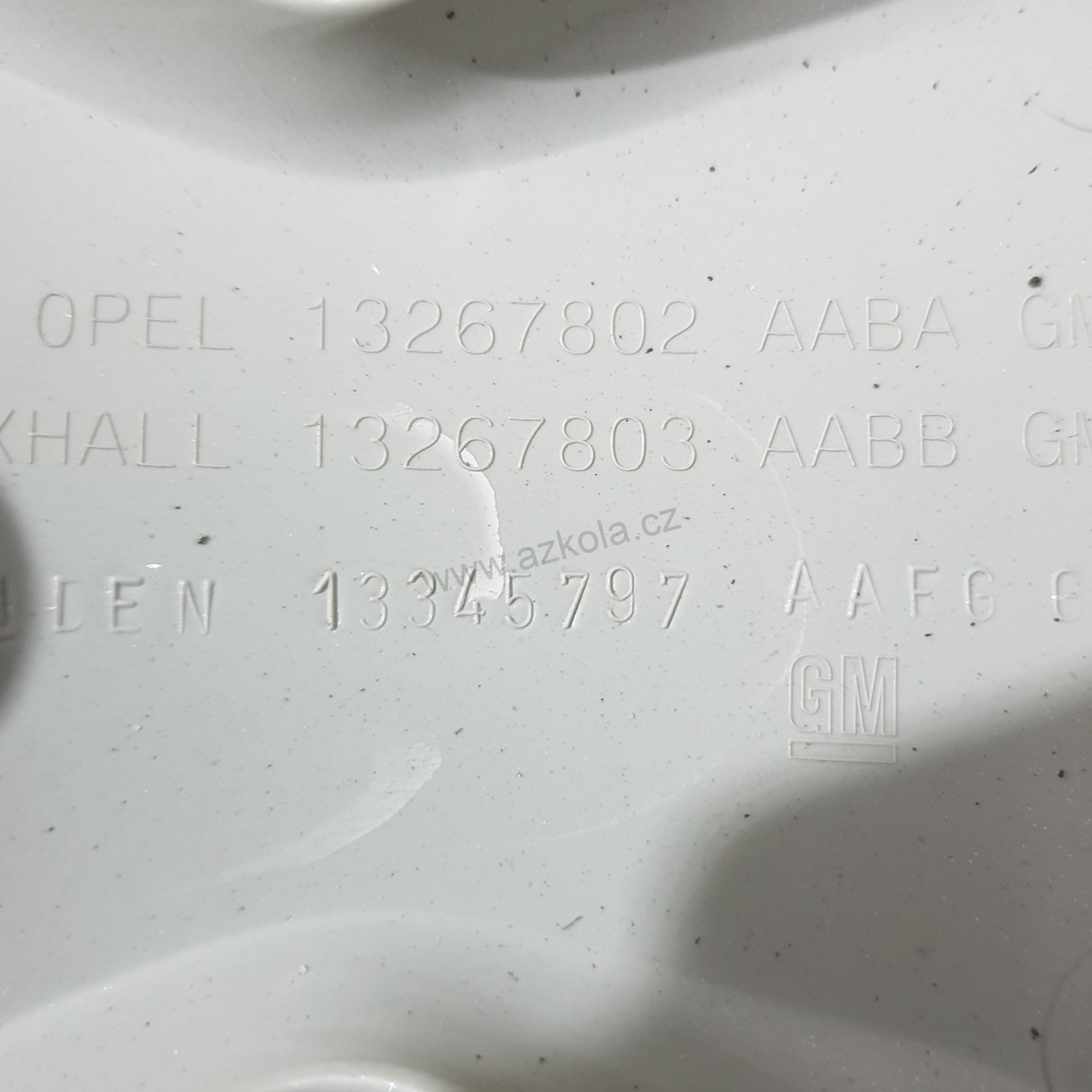 Originální poklice Opel 16" Astra J, Zafira C (použité)
