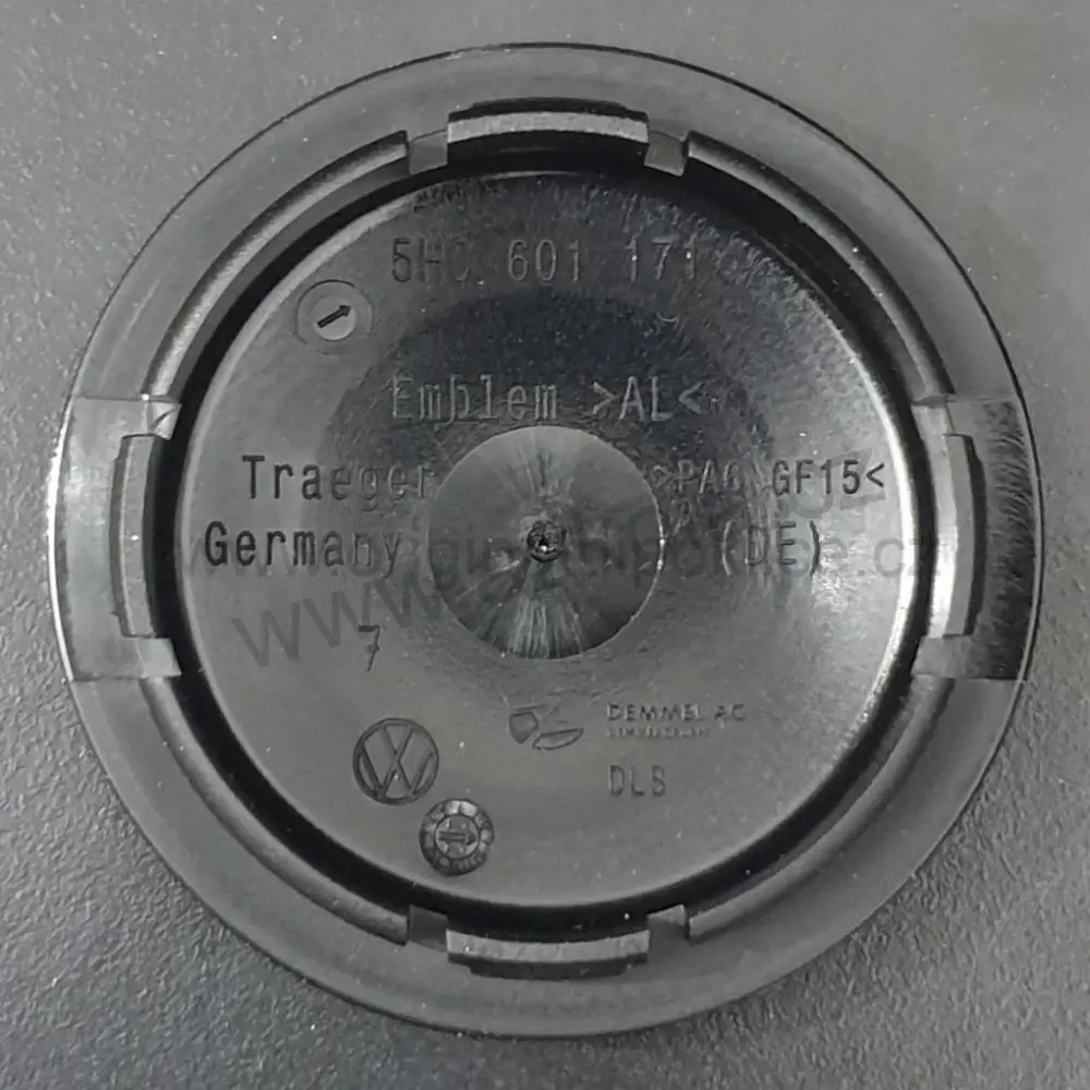 Originální pokličky 66mm na ALU disky Volkswagen