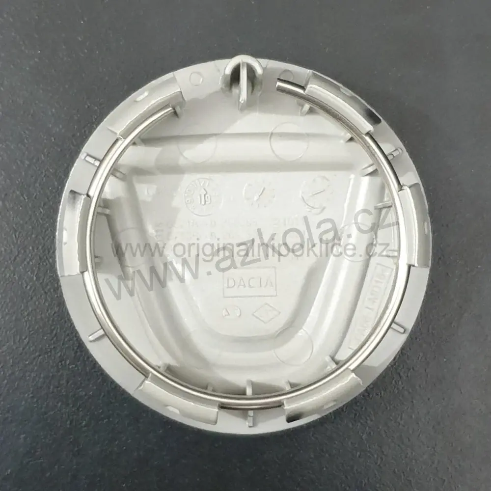 Originální pokličky 57mm na ALU disky Dacia (matné)