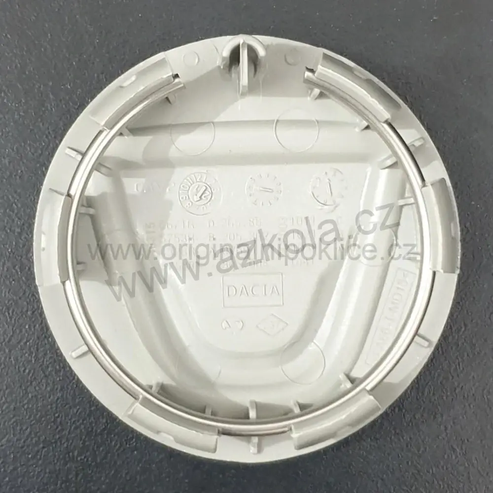 Originální pokličky 57mm na ALU disky Dacia (lesklé)