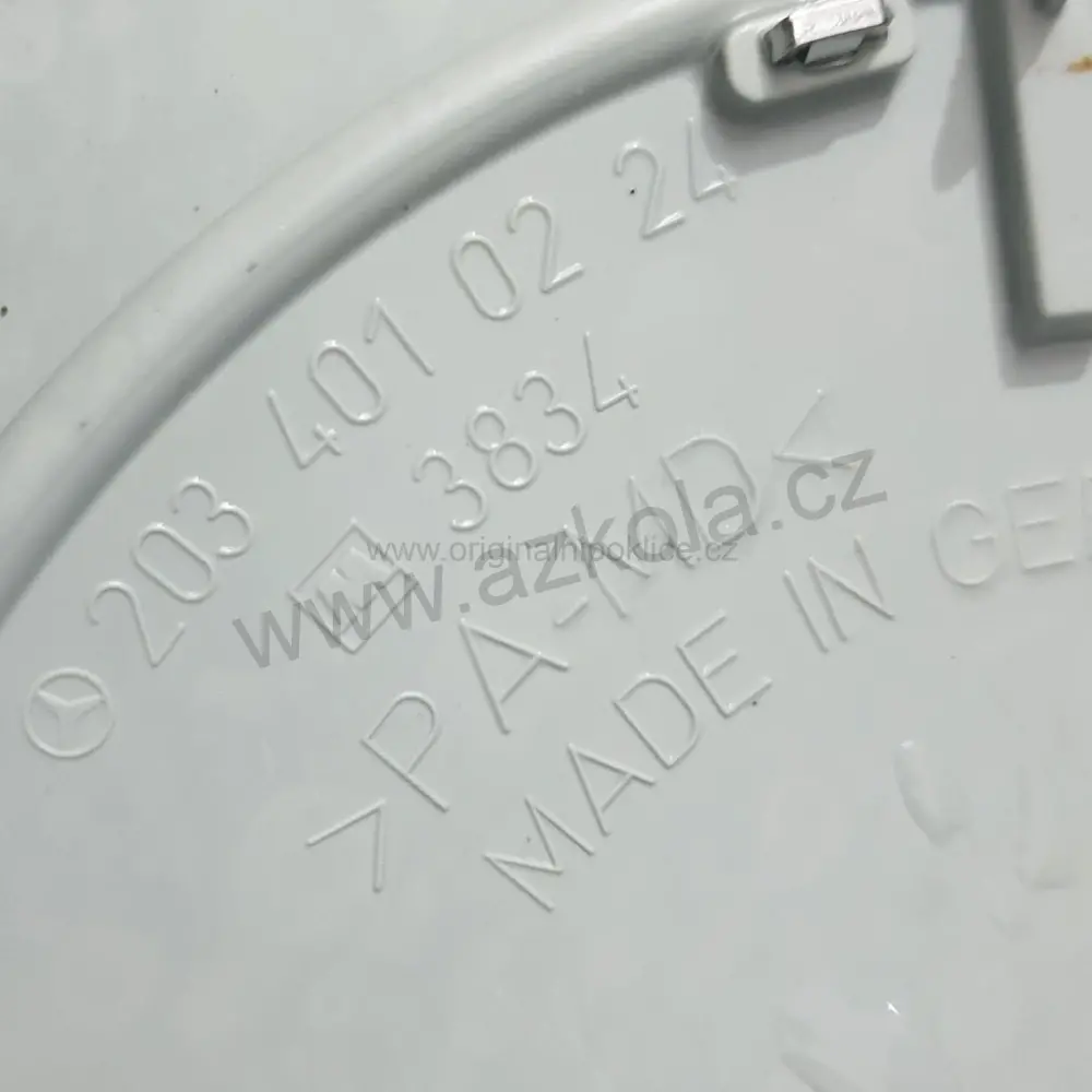 Originální poklice Mercedes 16" W203, C-Class (použitá)