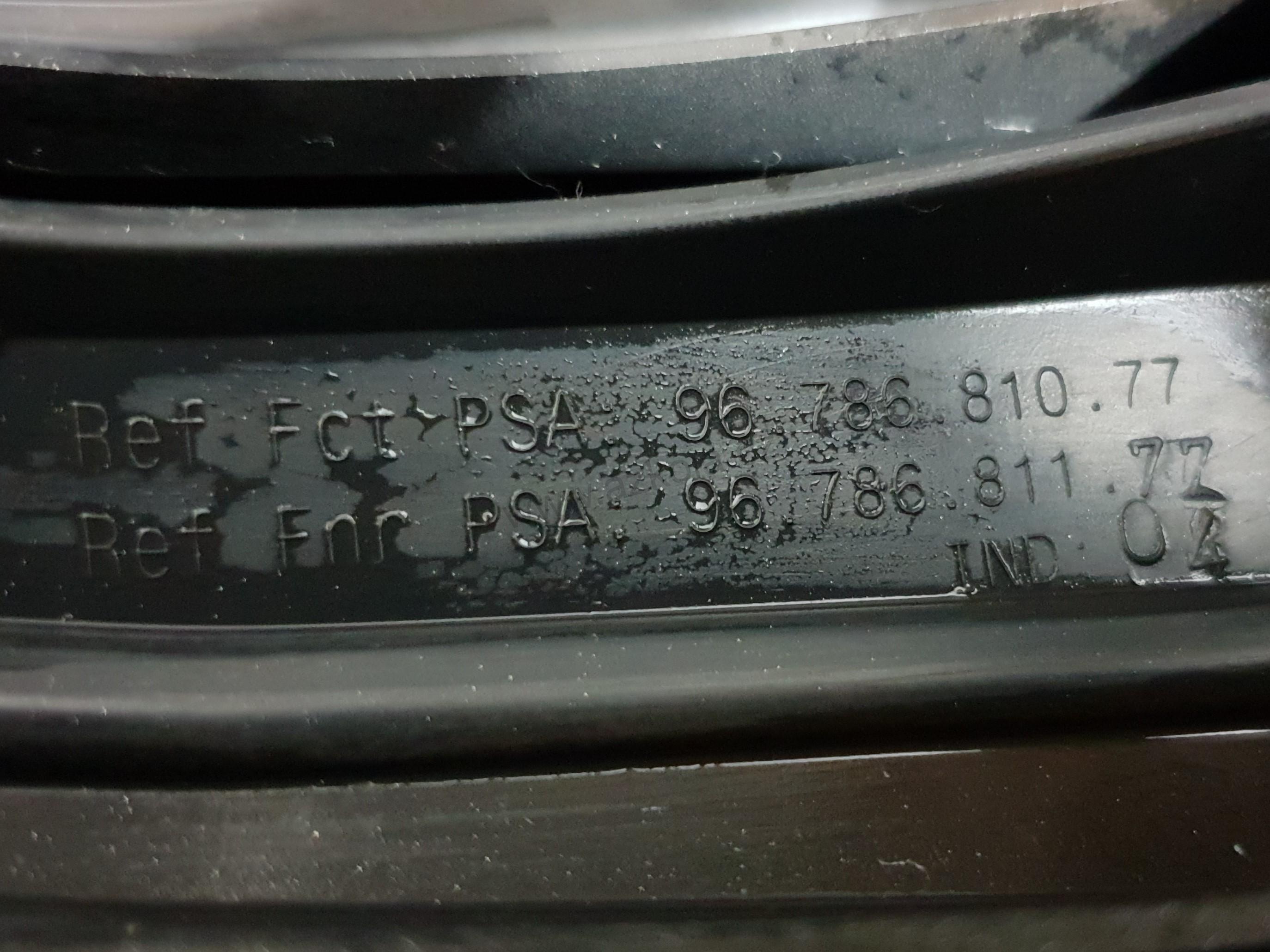 Poklice Peugeot 16" Typ A