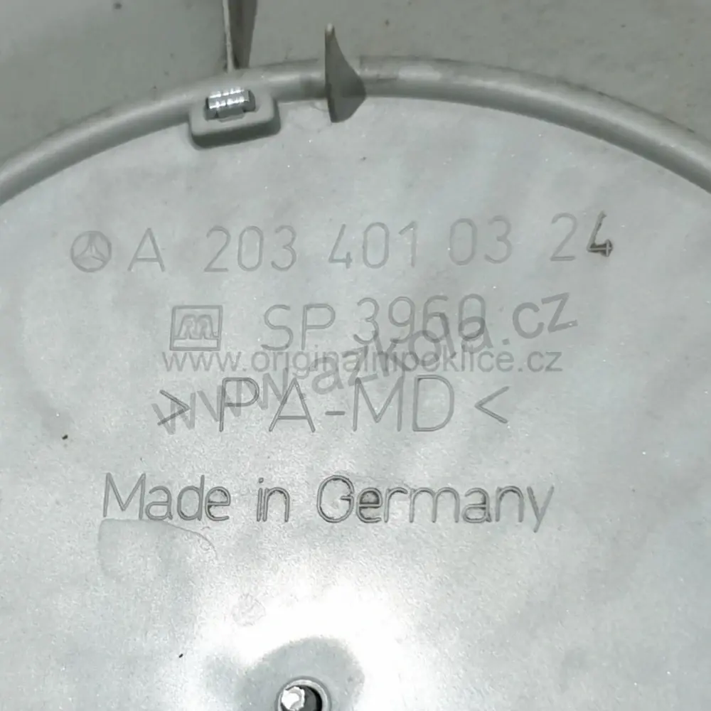 Originální poklice Mercedes 16" W203, C-Class (použitá)