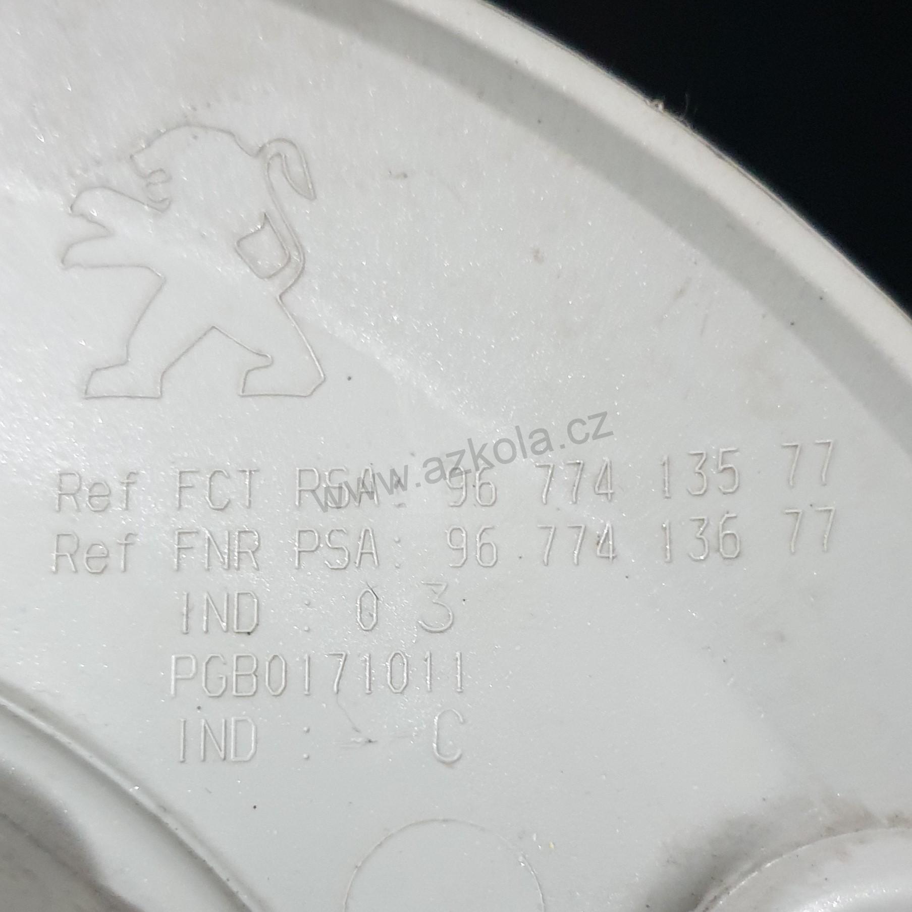 Originální středové poklice Peugeot Expert (použité)