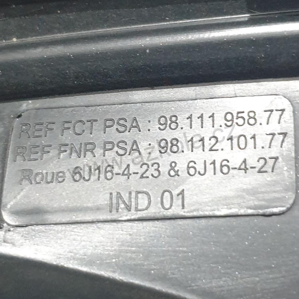 Originální poklice Citroen 16" C3, C4, C5 (použité)