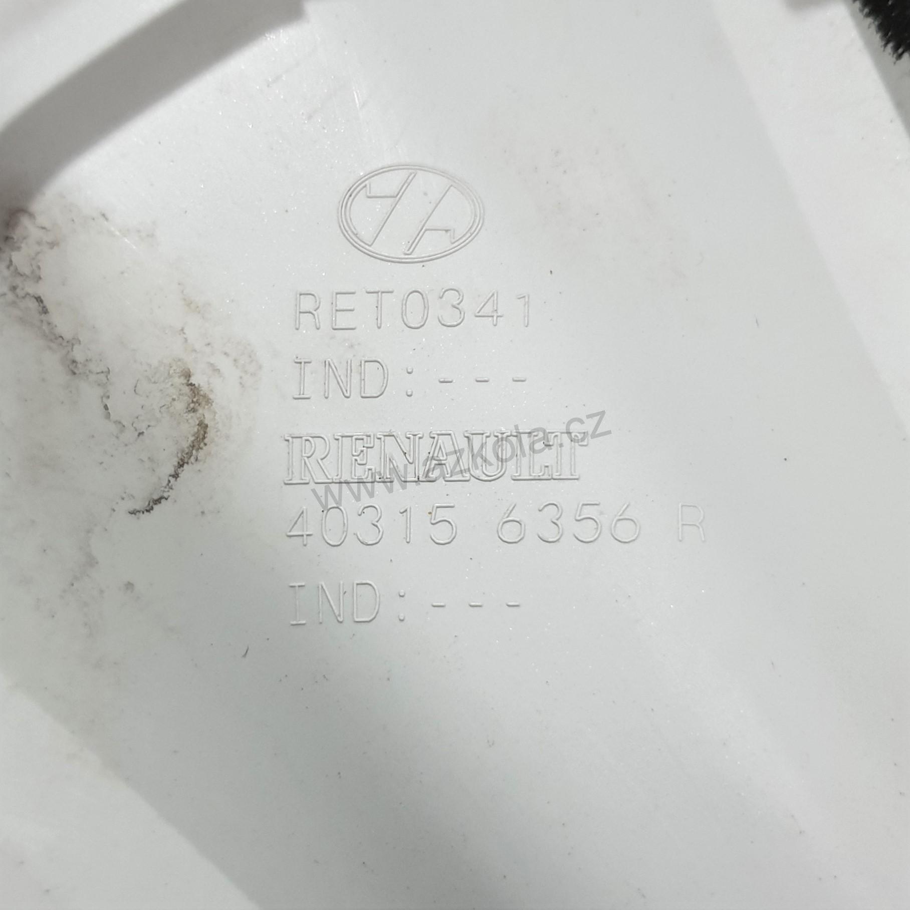 Originální poklice Renault 16" Kadjar (použité)