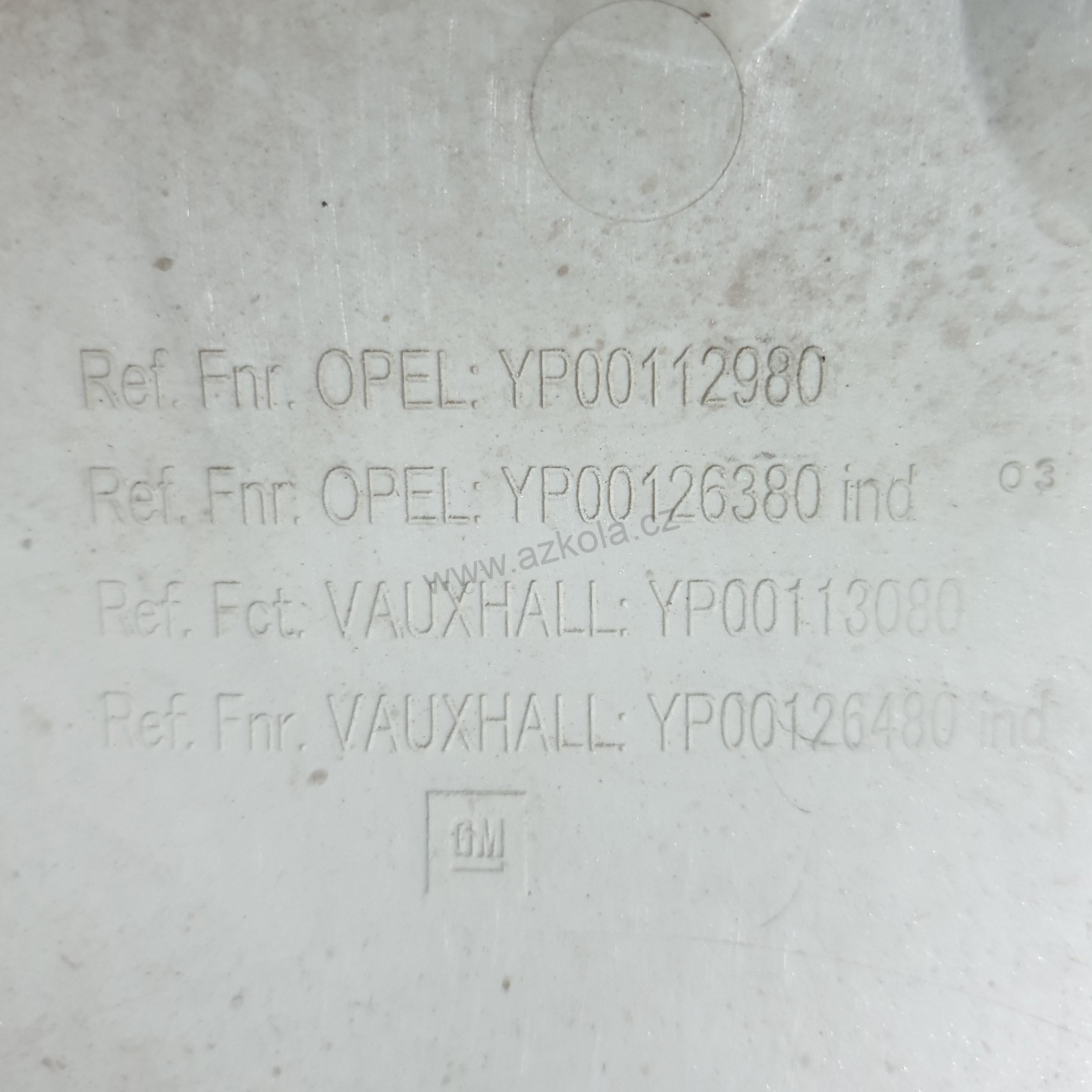 Originální poklice Opel 16" Astra H, Zafira B, Meriva B (použité)