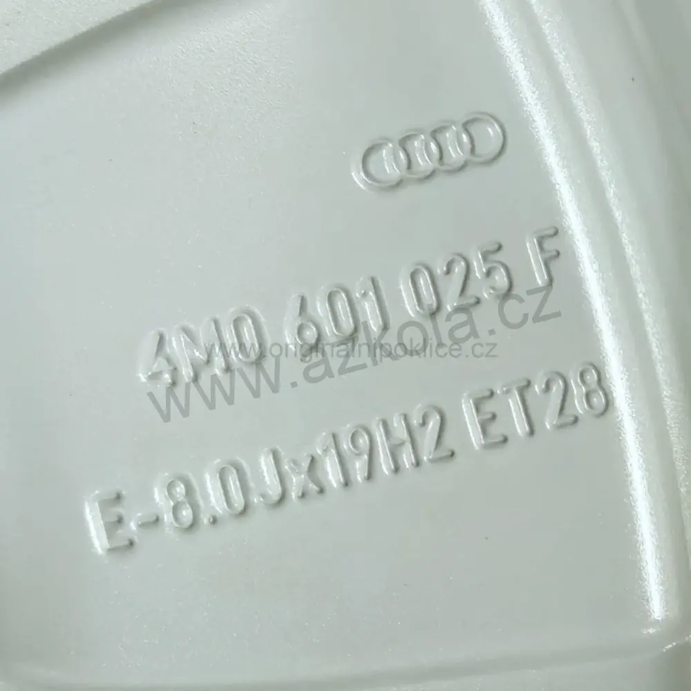 Originální hliníkové disky Audi 8J x 19 ET28