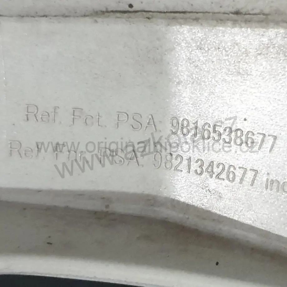 Originální antracitové poklice Peugeot 16" Rifter, Partner (použité)