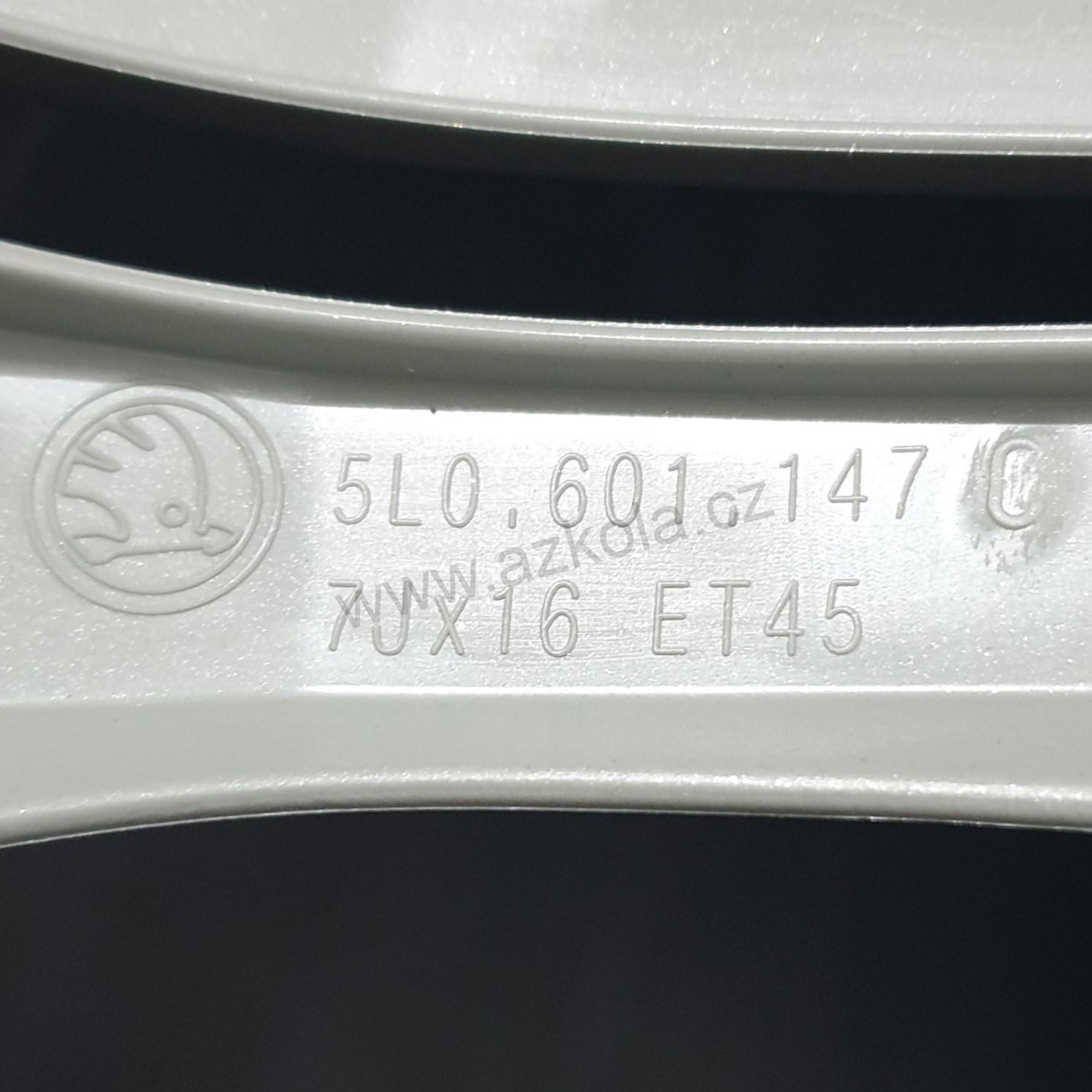 Originální poklice Škoda 16" Yeti, Octavia, Superb