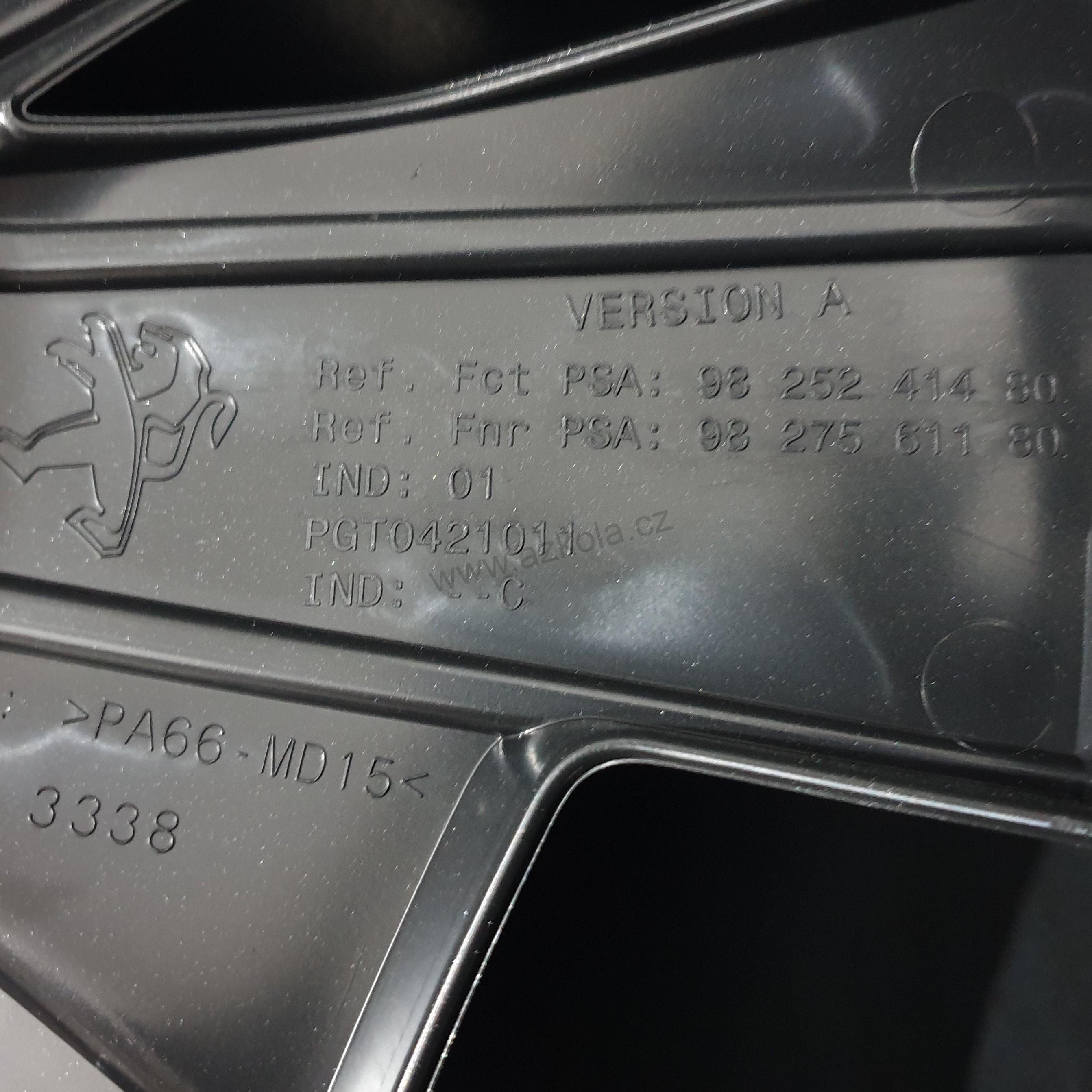Poklice Peugeot 16" Typ F